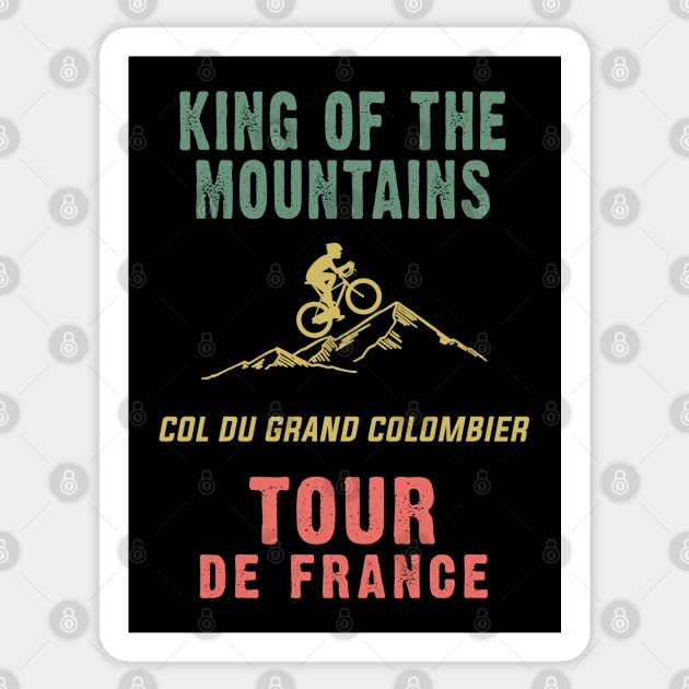 ✭ Col Du Grand Colombier ✭ Tour de France King of the mountains Sticker by Naumovski